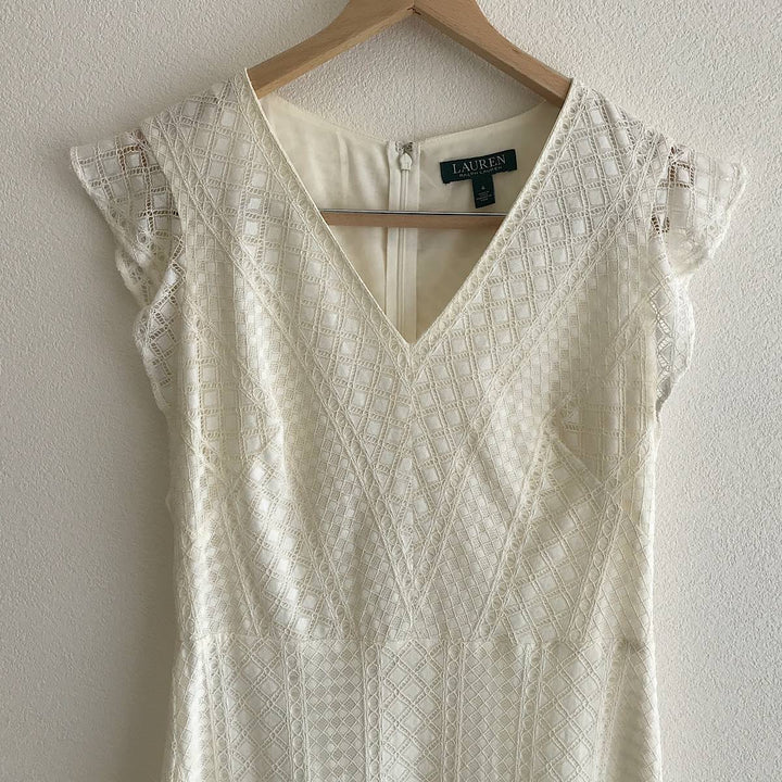 『USED美品』 
RALPH LAUREN ラルフローレン 
 サイズ4 RN41381/CA56658 160/88A ワンピース 
ナイロン/レーヨン  /コットン/ポリエステル