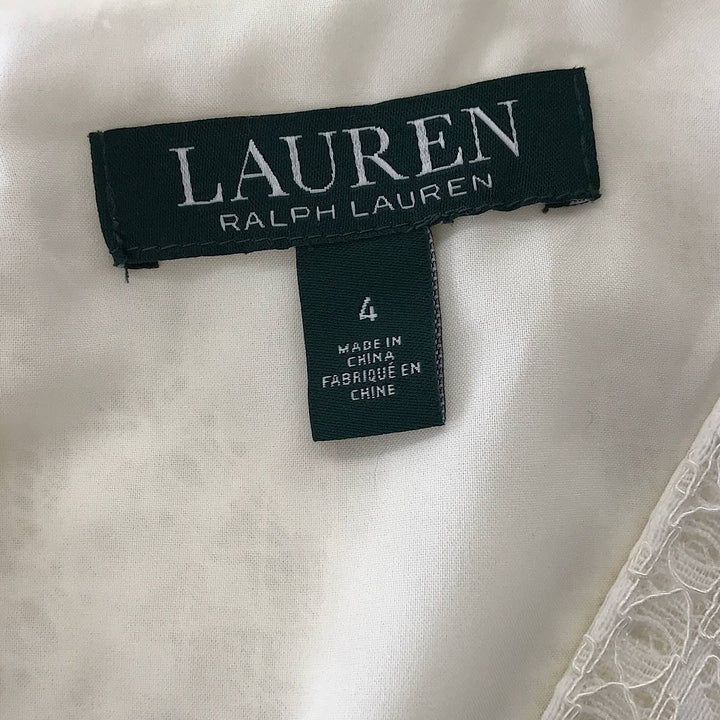 『USED美品』 
RALPH LAUREN ラルフローレン 
 サイズ4 RN41381/CA56658 160/88A ワンピース 
ナイロン/レーヨン  /コットン/ポリエステル