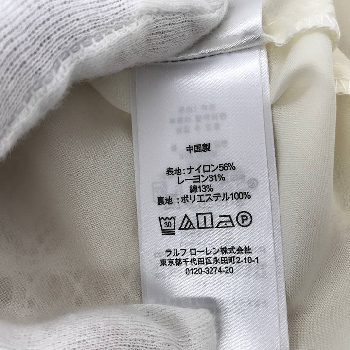 『USED美品』 
RALPH LAUREN ラルフローレン 
 サイズ4 RN41381/CA56658 160/88A ワンピース 
ナイロン/レーヨン  /コットン/ポリエステル