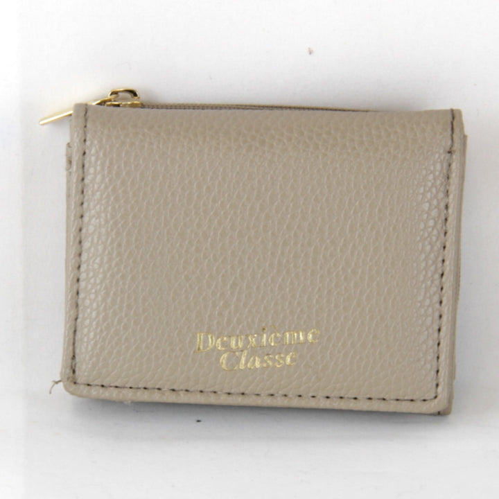 美品『USED』 
Deuxieme Classe ドゥーズィエムクラス 
 ミニウォレット 財布 
レザー ブラウン