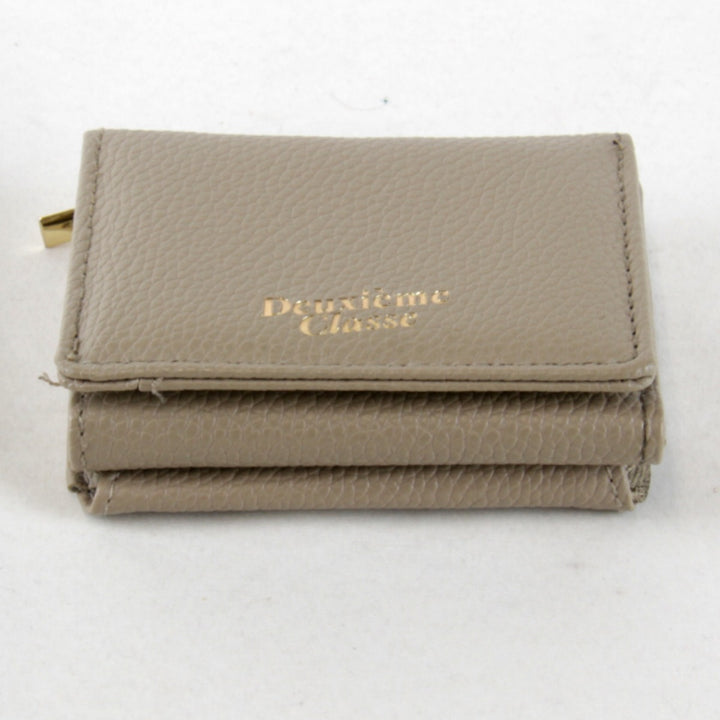 美品『USED』 
Deuxieme Classe ドゥーズィエムクラス 
 ミニウォレット 財布 
レザー ブラウン