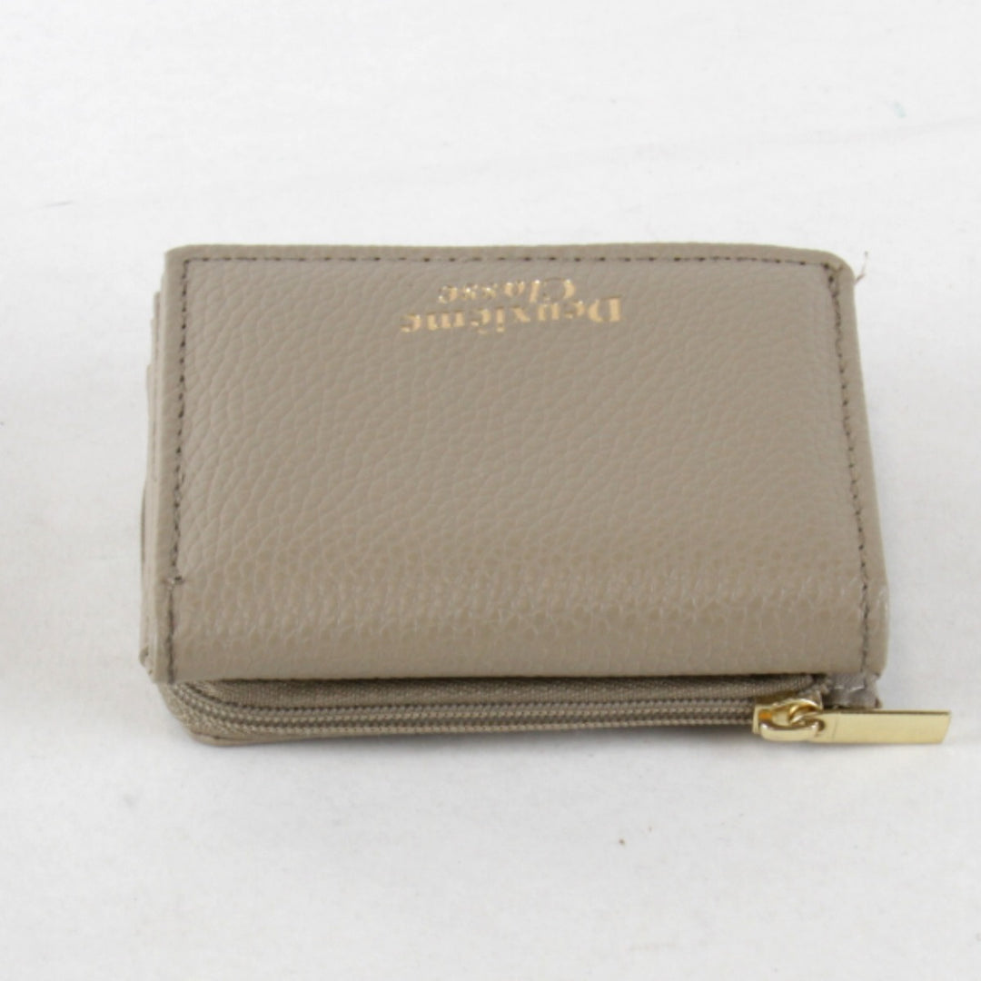 美品『USED』 
Deuxieme Classe ドゥーズィエムクラス 
 ミニウォレット 財布 
レザー ブラウン