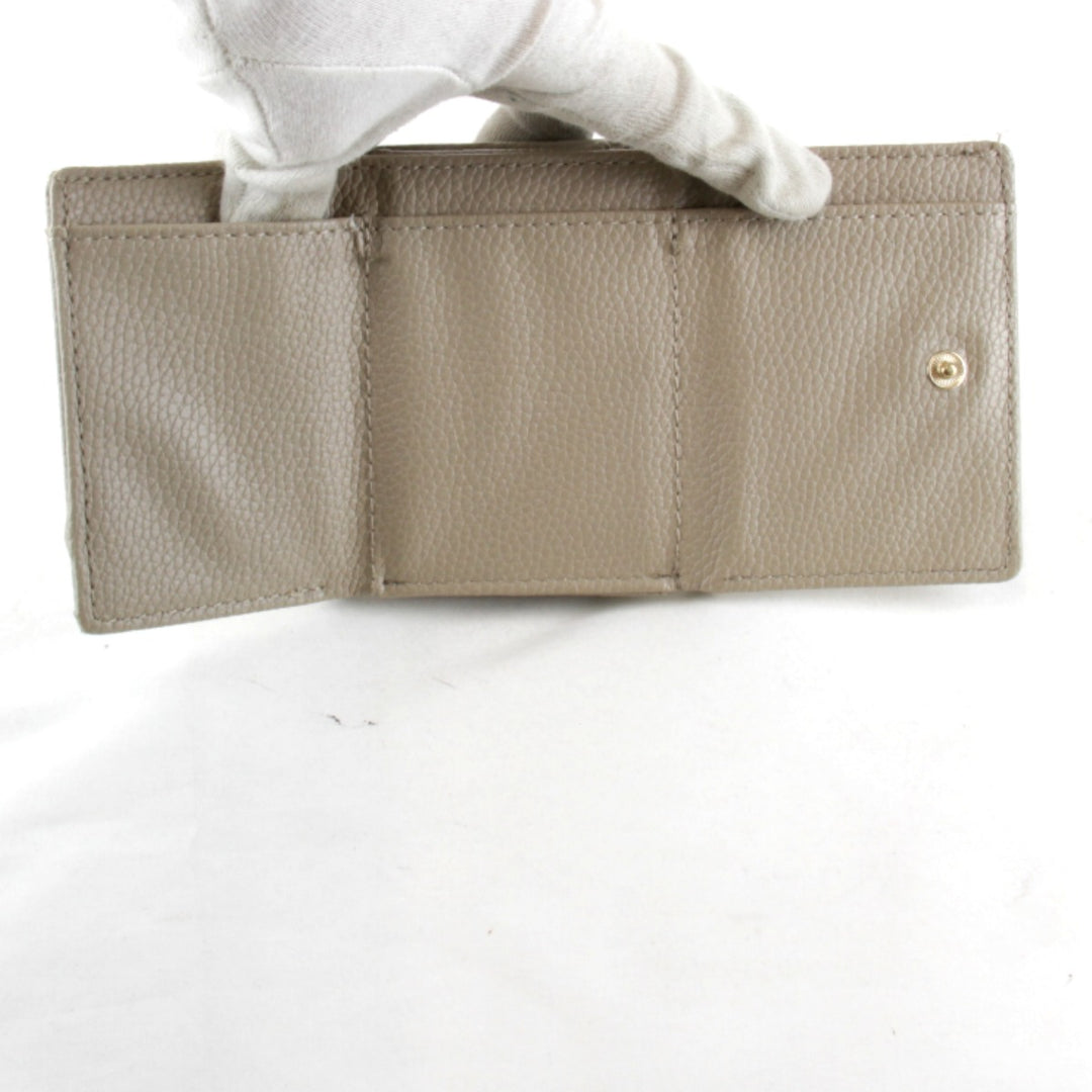 美品『USED』 
Deuxieme Classe ドゥーズィエムクラス 
 ミニウォレット 財布 
レザー ブラウン