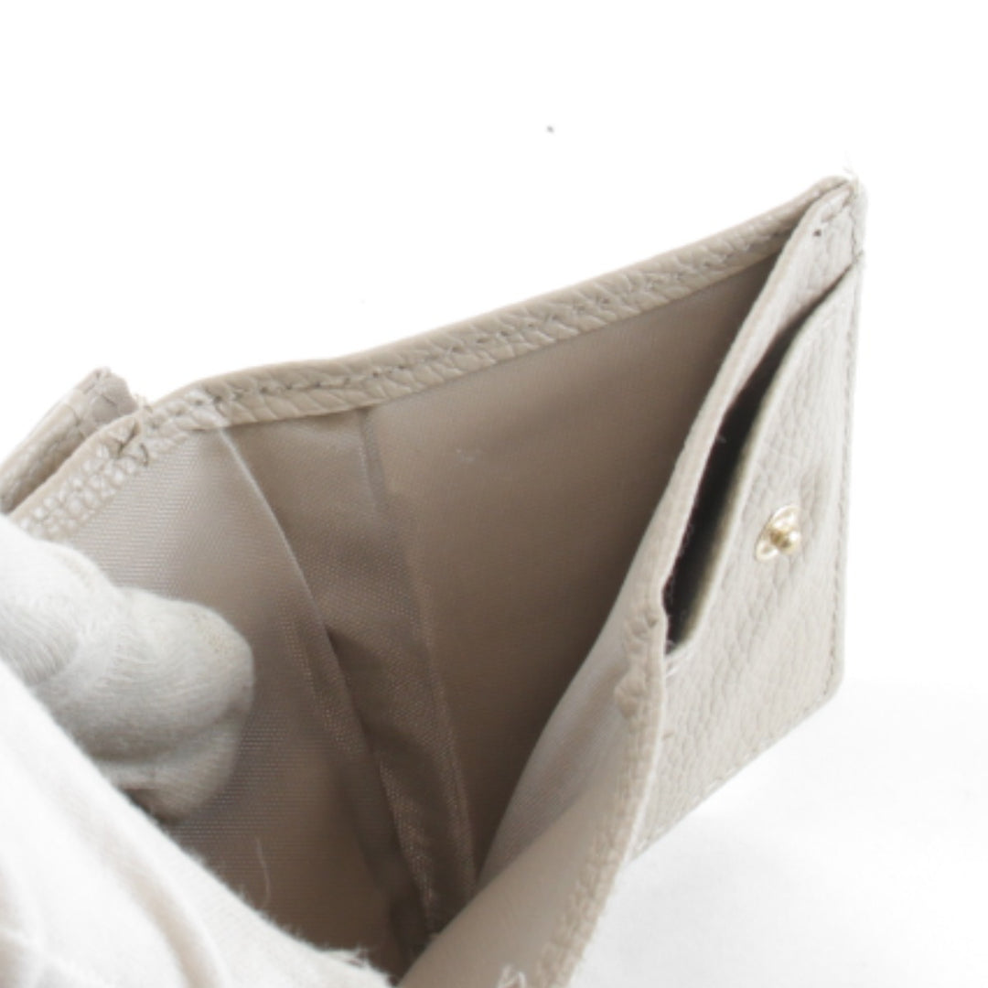 美品『USED』 
Deuxieme Classe ドゥーズィエムクラス 
 ミニウォレット 財布 
レザー ブラウン