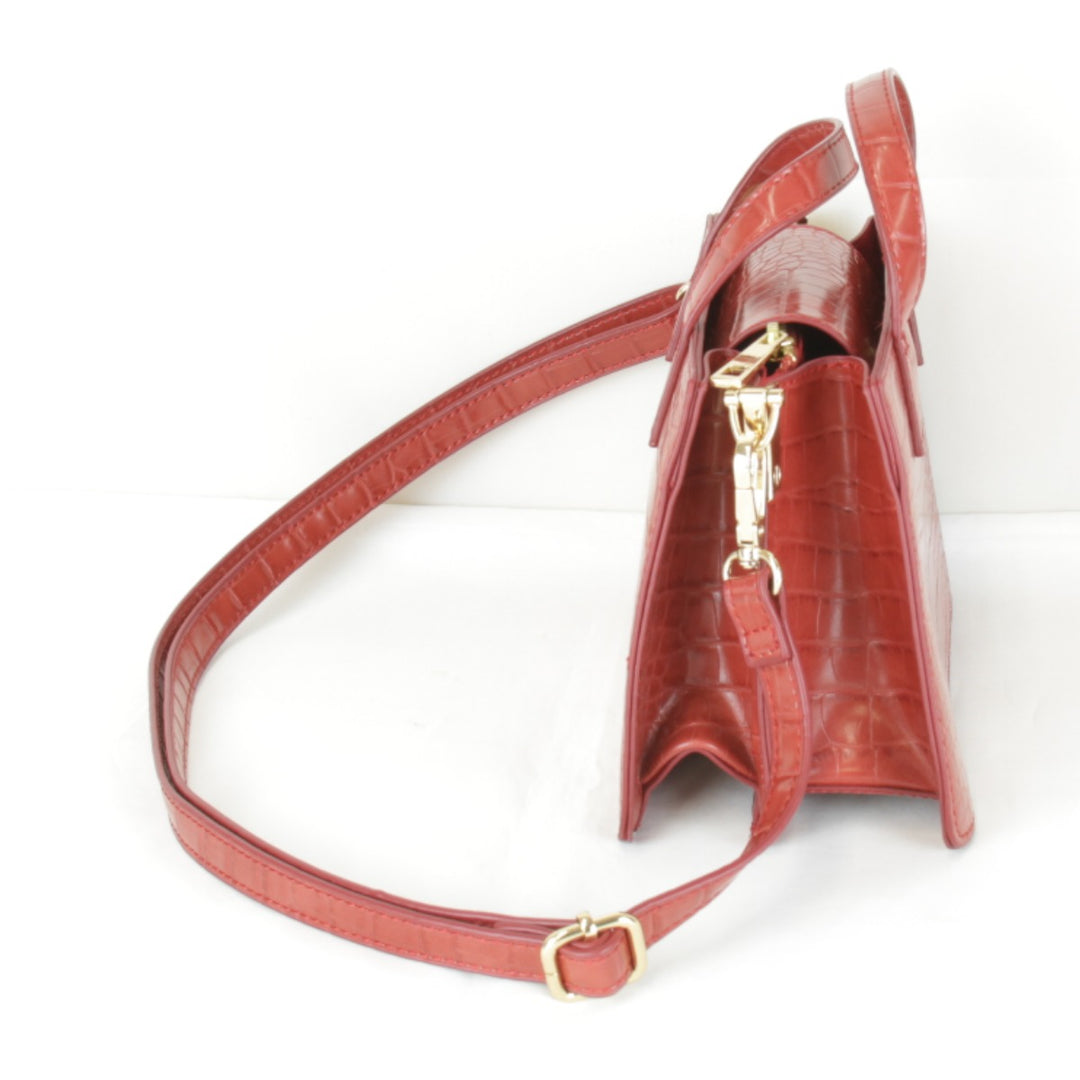 美品『USED』 
 
 unbillion 2WAYバッグ ショルダーバッグ 
レザー レッド