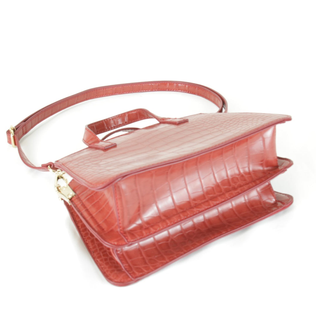 美品『USED』 
 
 unbillion 2WAYバッグ ショルダーバッグ 
レザー レッド
