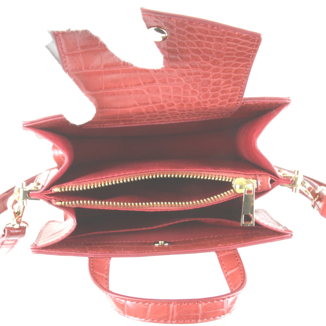 美品『USED』 
 
 unbillion 2WAYバッグ ショルダーバッグ 
レザー レッド