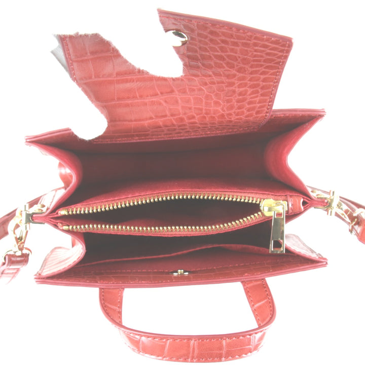 美品『USED』 
 
 unbillion 2WAYバッグ ショルダーバッグ 
レザー レッド