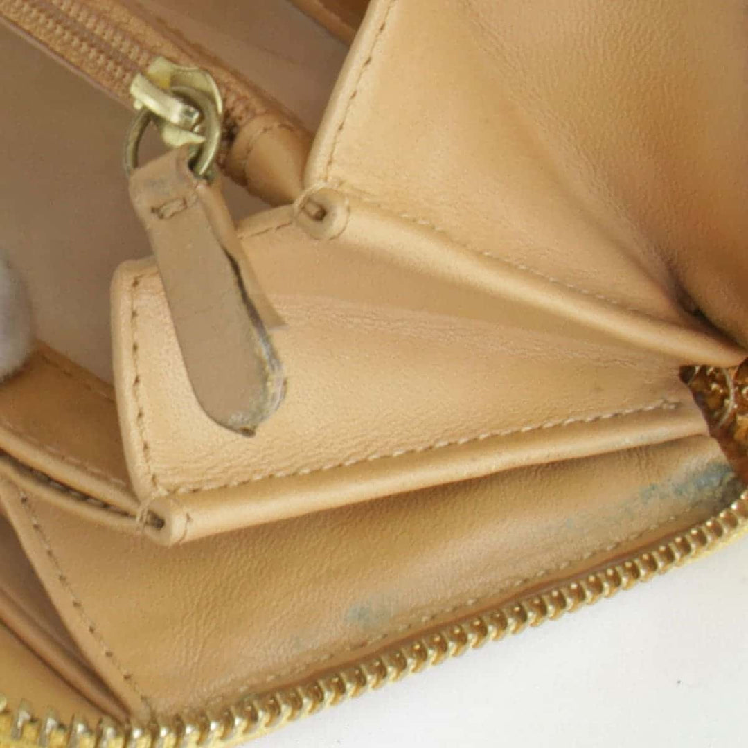 『USED』 
COACH コーチ 
 ジップアラウンドウォレット 長財布 
レザー イエロー