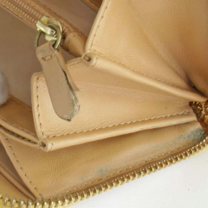 『USED』 
COACH コーチ 
 ジップアラウンドウォレット 長財布 
レザー イエロー