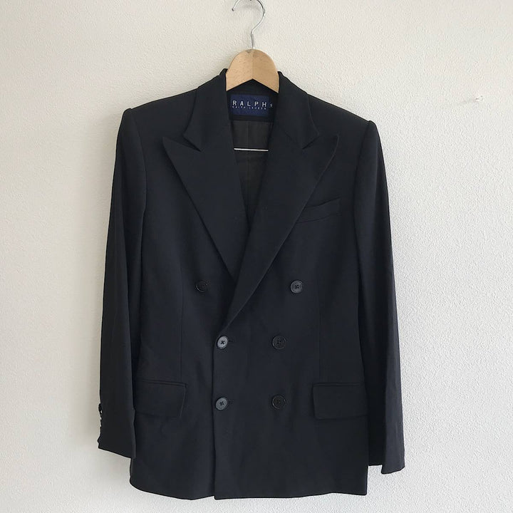 『USED』 
RALPH LAUREN ラルフローレン 
 スーツ 
レーヨン /毛/キュプラ ブラック