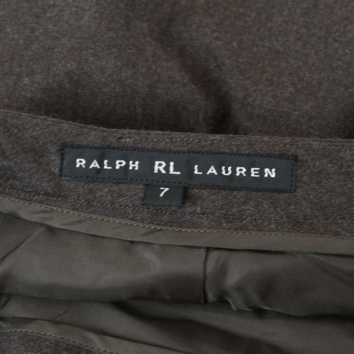 良品『USED』 
RALPH LAUREN ラルフローレン 
 ストレートパンツ パンツ 
カシミヤ /毛/キュプラ ブラウン シックな色