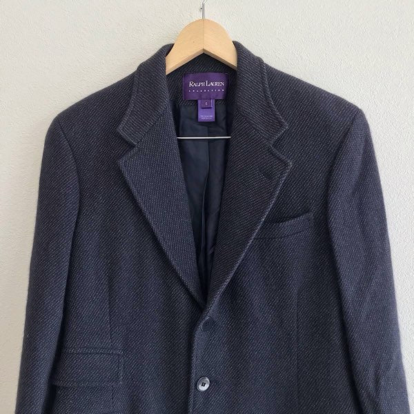 『USED』 
RALPH LAUREN ラルフローレン 
 サイズ6 RN94306 テーラードジャケット 
毛 ネイビー