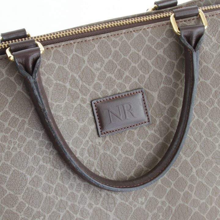良品『USED』 
NINA RICCI ニナリッチ 
 ハンドバッグ 
レザー ブラウン