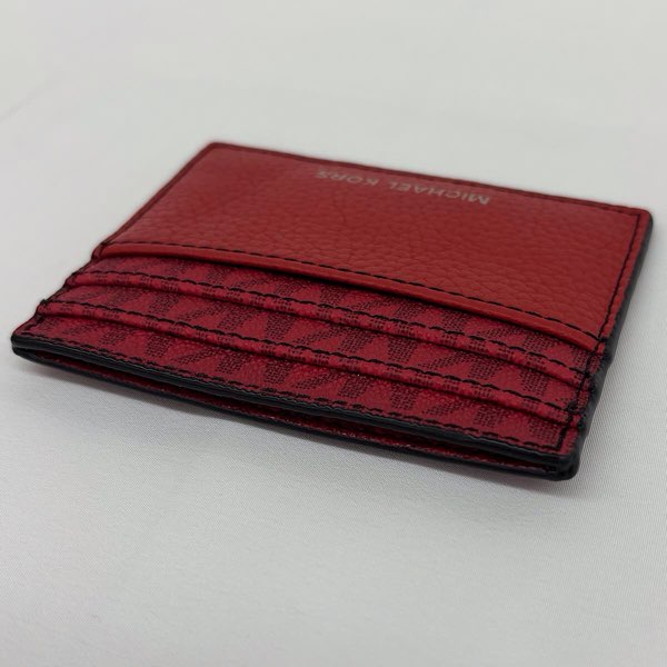 『美品』 
Michael Kors マイケルコース 
 クーパートール カードケース 
合成皮革 レッド
