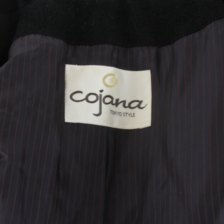 『USED』 
 
 Cojana 秋冬大人気アウター シンプル 上品 通勤 通学 ピーコート 
 ブラック