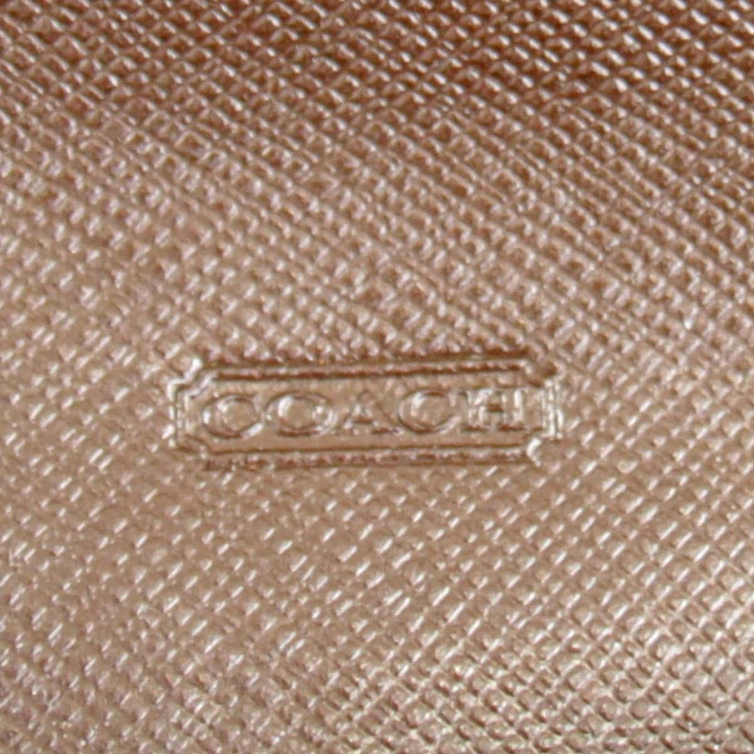 『USED』 
COACH コーチ 
 シグネチャー 長財布 
レザー/キャンバス  ブラウン