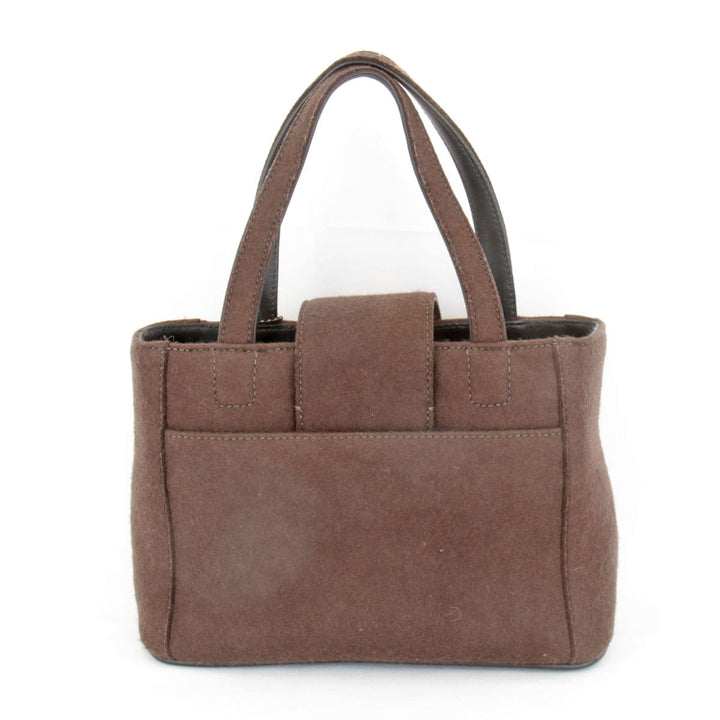 『USED』 
COACH コーチ 
 ミニトート 8189 トートバッグ 
フェルト ダークブラウン