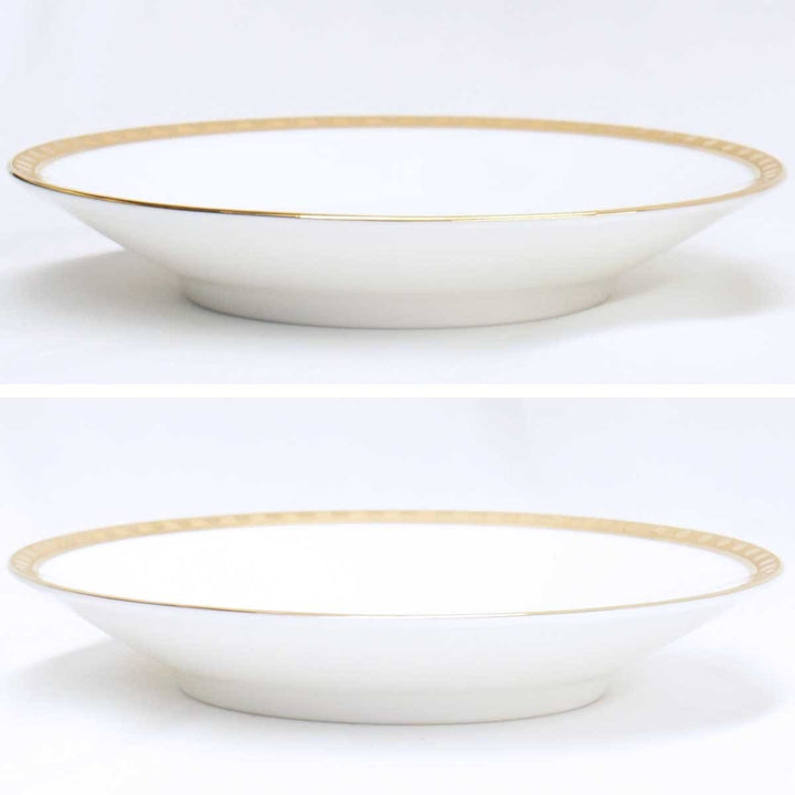 美品『USED』 
TIFFANY&Co. ティファニー 
 Gold Band カップ&ソーサー 2客セット 食器 
陶器 ホワイト