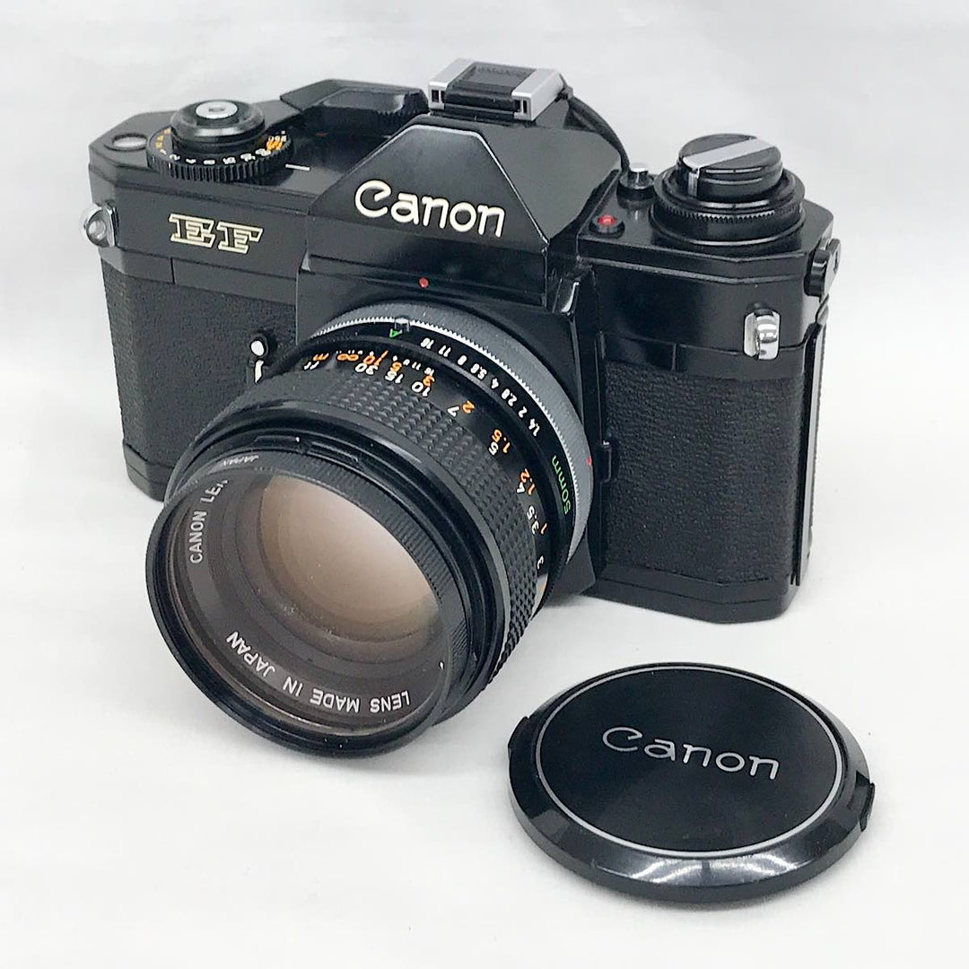 『USED』 
canon キャノン 
 canon EF LENS FD 50mm 1:1.4 S.S.C. ケースセット フィルムカメラ