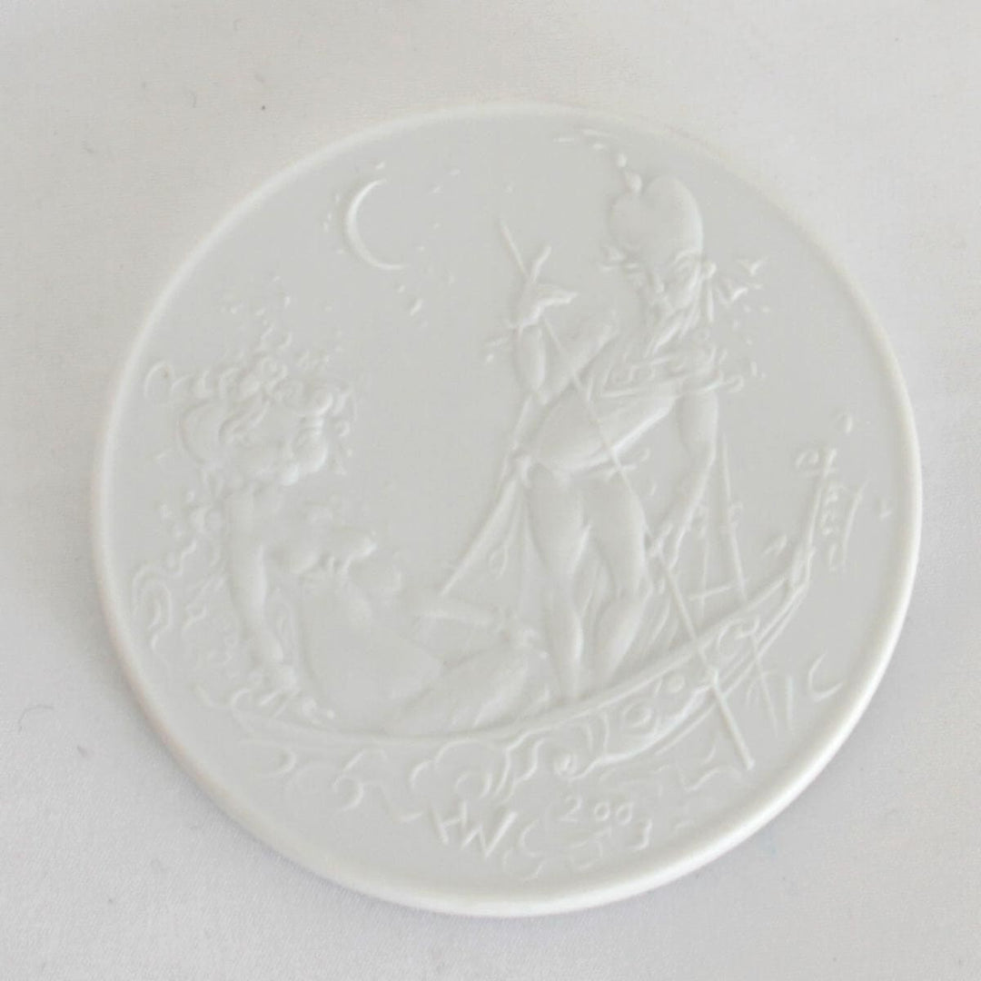 美品『USED』 
Meissen マイセン 
 陶器メダル×5枚 食器