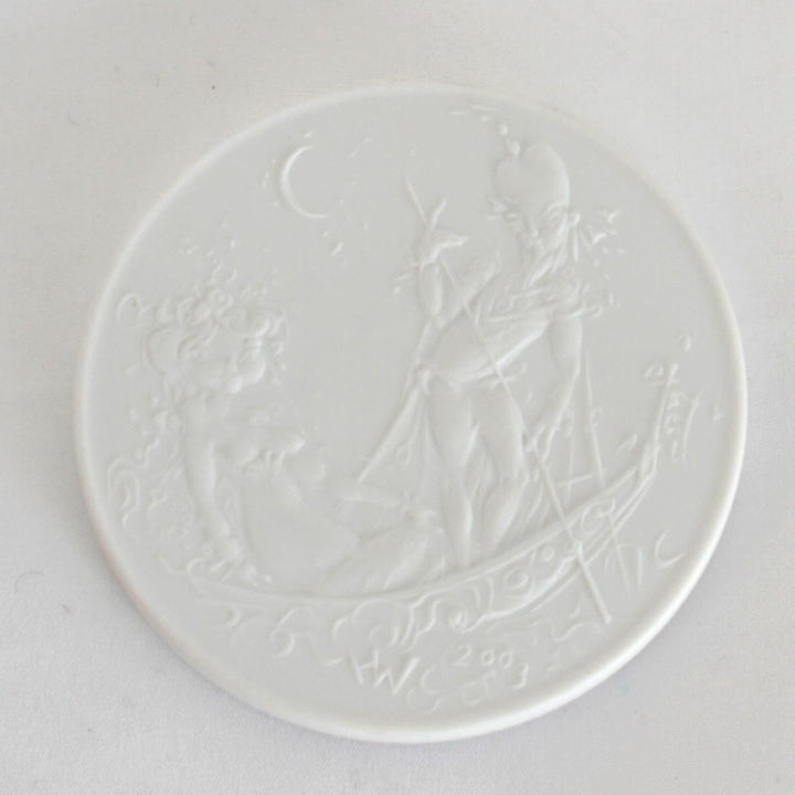 美品『USED』 
Meissen マイセン 
 陶器メダル×5枚 食器