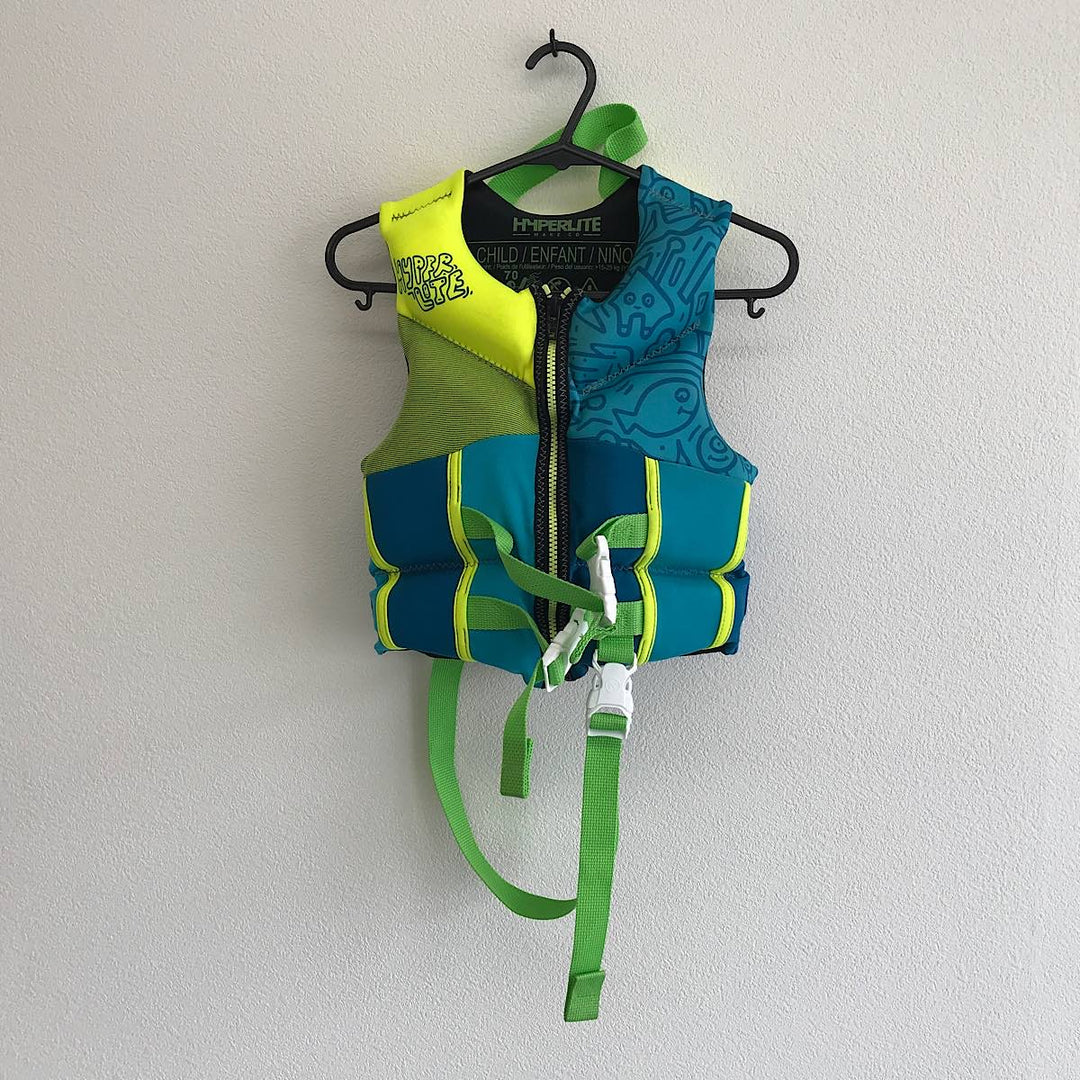 『USED』 
 
 HYPER LITE フローティングベスト ライフジャケット キッズ用 ベスト 
ポリエステル
