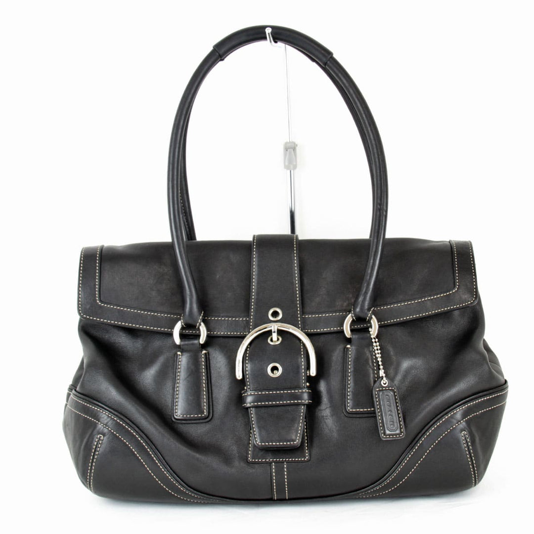 『USED』 
COACH コーチ 
 9251 ハンドバッグ 
レザー ブラック