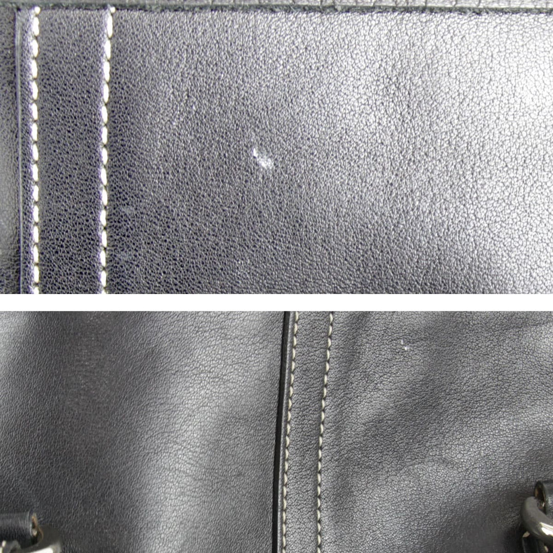 『USED』 
COACH コーチ 
 9251 ハンドバッグ 
レザー ブラック