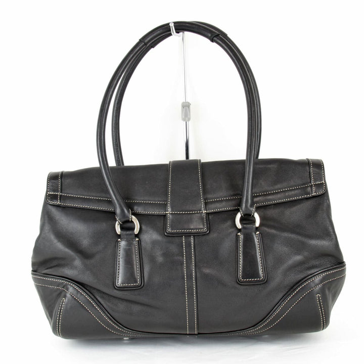 『USED』 
COACH コーチ 
 9251 ハンドバッグ 
レザー ブラック