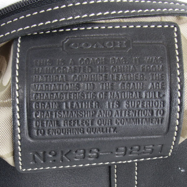『USED』 
COACH コーチ 
 9251 ハンドバッグ 
レザー ブラック