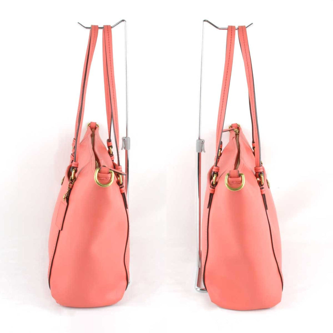 『USED』 
COACH コーチ 
 F25667 トートバッグ 
レザー ピンク