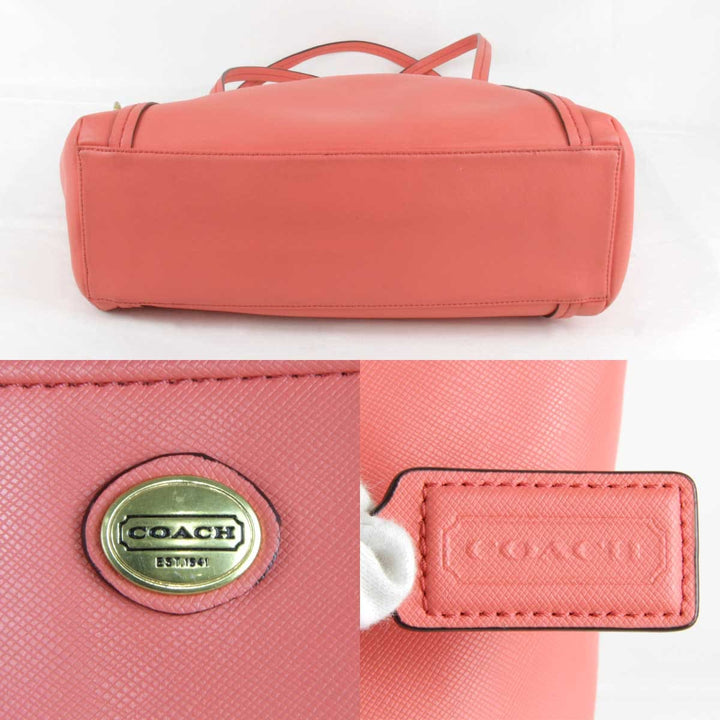 『USED』 
COACH コーチ 
 F25667 トートバッグ 
レザー ピンク