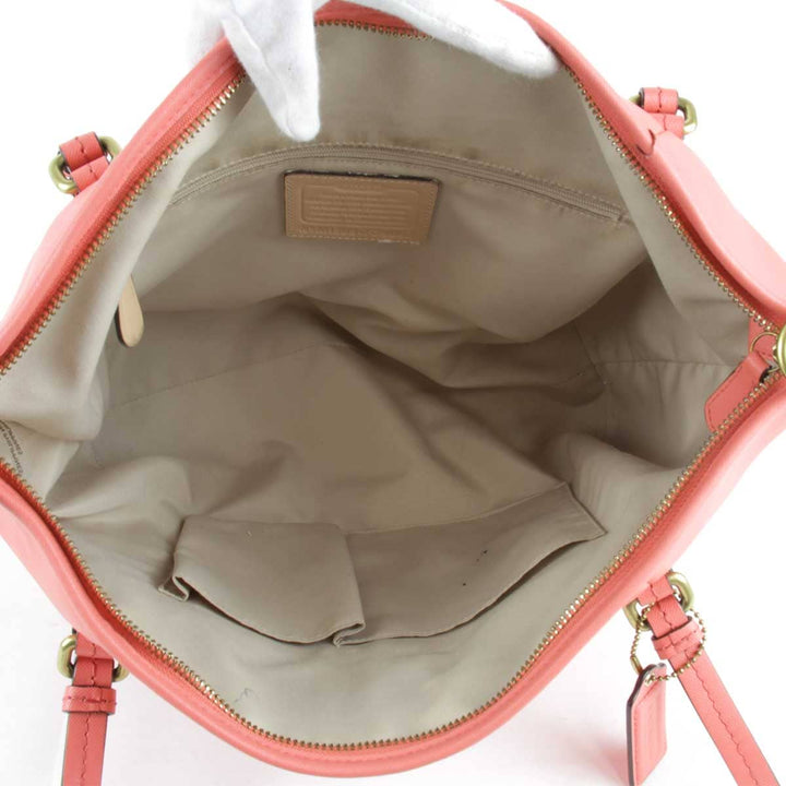 『USED』 
COACH コーチ 
 F25667 トートバッグ 
レザー ピンク