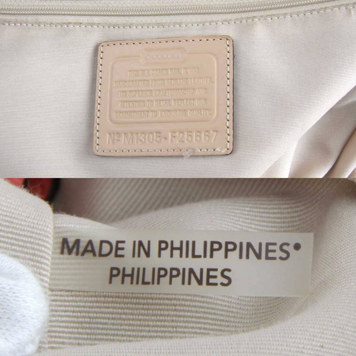 『USED』 
COACH コーチ 
 F25667 トートバッグ 
レザー ピンク