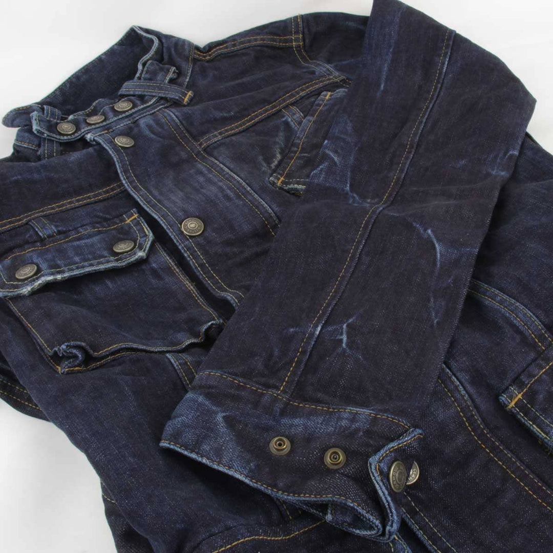 『USED』 
HYSTERIC GLAMOUR ヒステリックグラマー 
 デニムジャケット 
デニム インディゴ