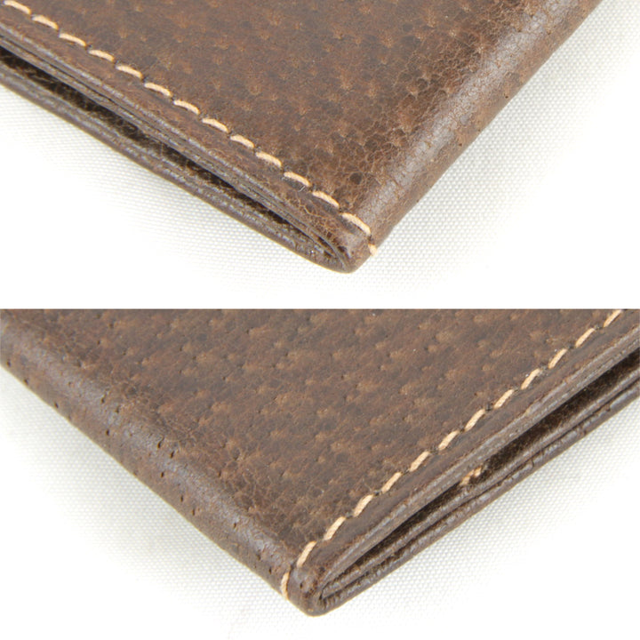 良品『USED』 
GUCCI グッチ 
 ペンケース 
レザー ブラウン