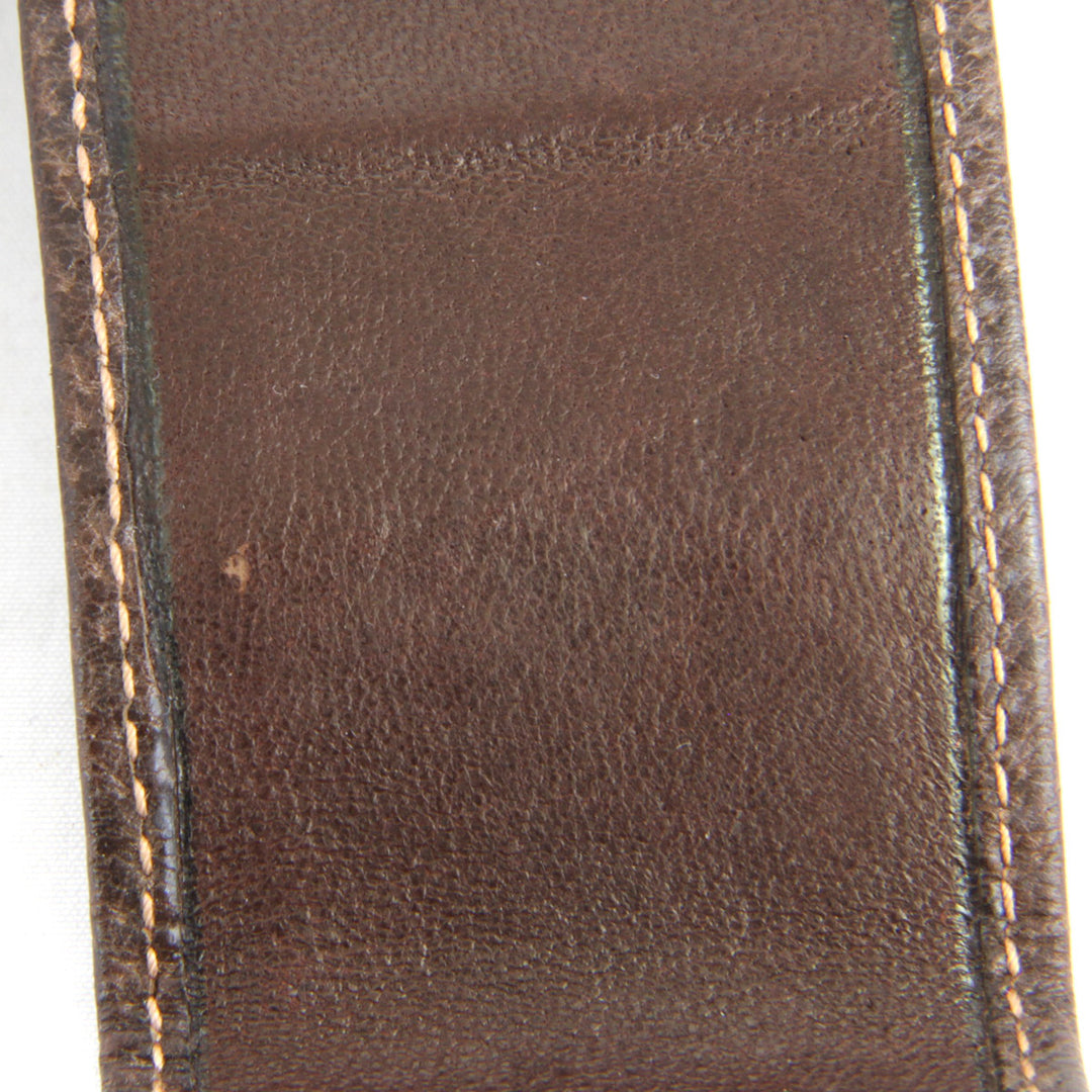 良品『USED』 
GUCCI グッチ 
 ペンケース 
レザー ブラウン