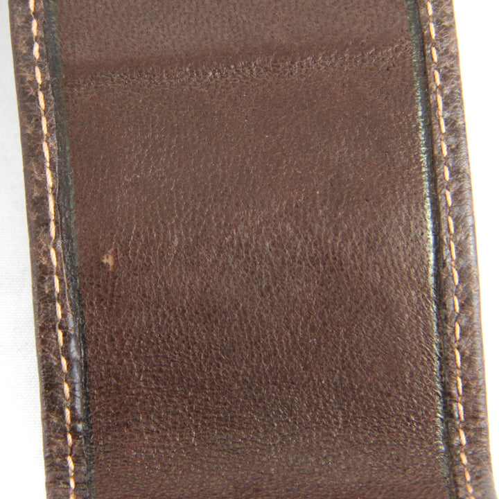 良品『USED』 
GUCCI グッチ 
 ペンケース 
レザー ブラウン