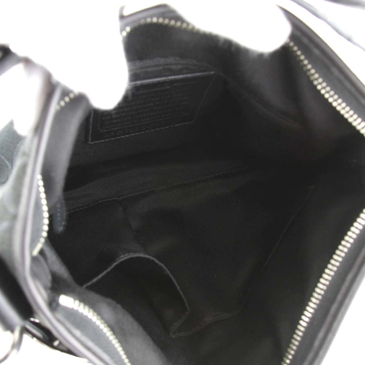 良品『USED』 
COACH コーチ 
 H1282-F19682 ショルダーバッグ 
キャンバス ブラック