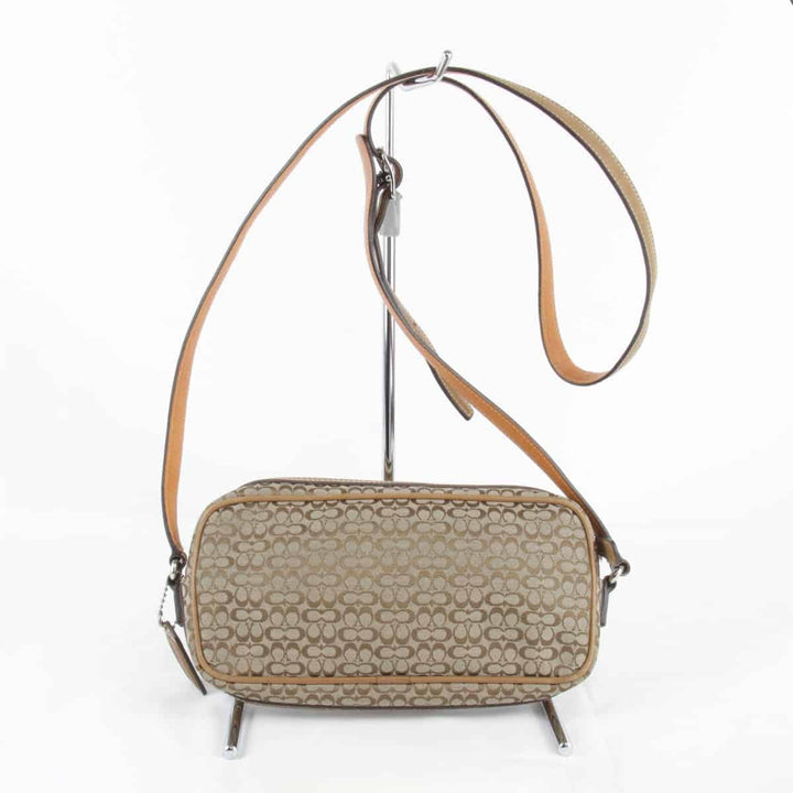 良品『USED』 
COACH コーチ 
 A32-6341 ショルダーバッグ 
キャンバス ベージュ