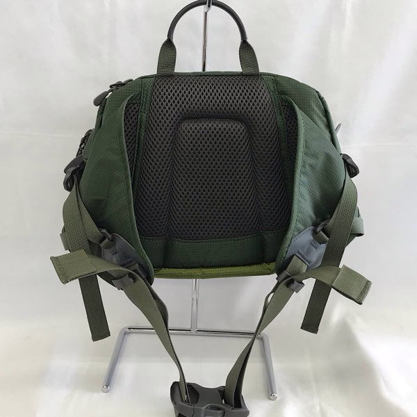 『USED』 
mont-bell モンベル 
 トレールランバーパック4 ウエストバッグ 
ナイロン カーキ
