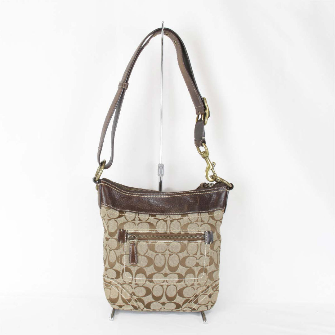 『USED』 
COACH コーチ 
 10402 ショルダーバッグ 
キャンバス ベージュ