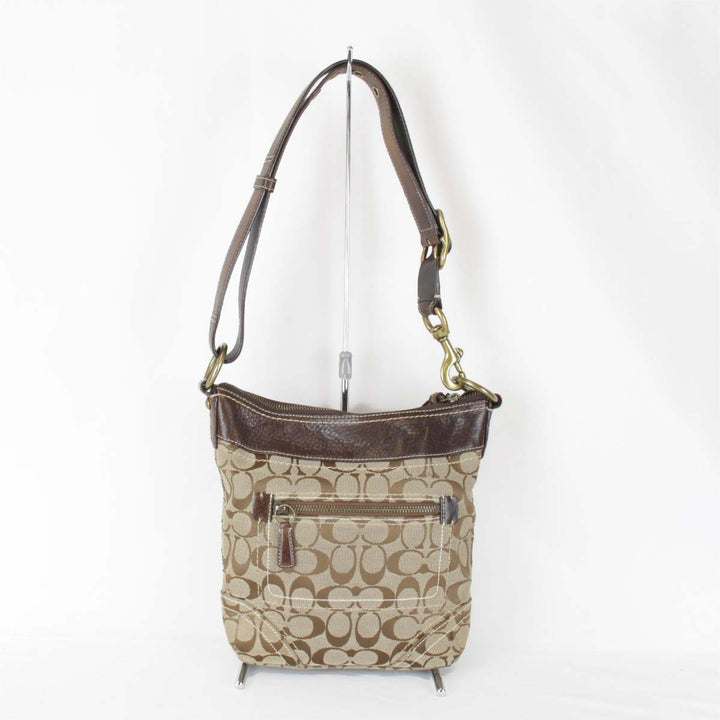 『USED』 
COACH コーチ 
 10402 ショルダーバッグ 
キャンバス ベージュ