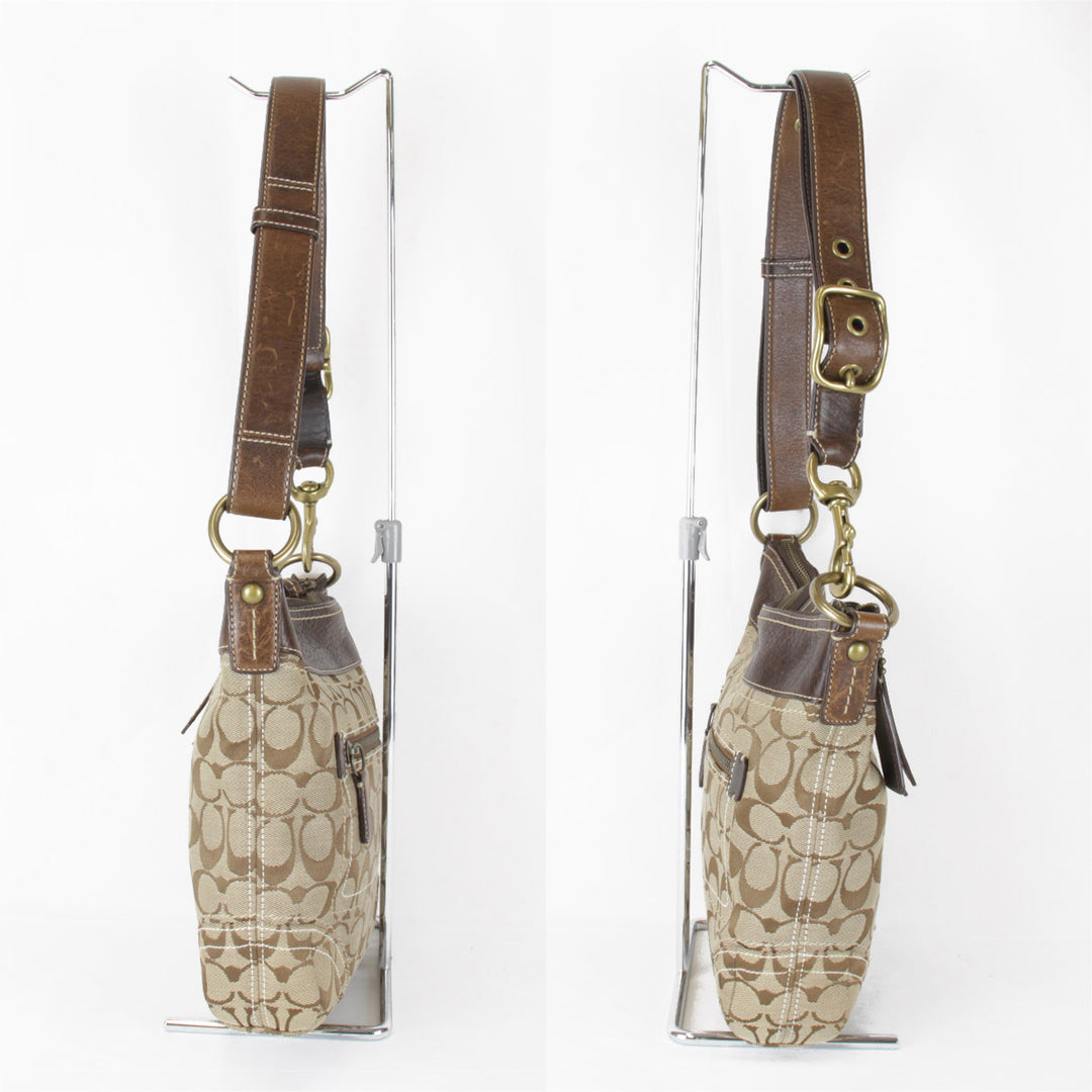『USED』 
COACH コーチ 
 10402 ショルダーバッグ 
キャンバス ベージュ