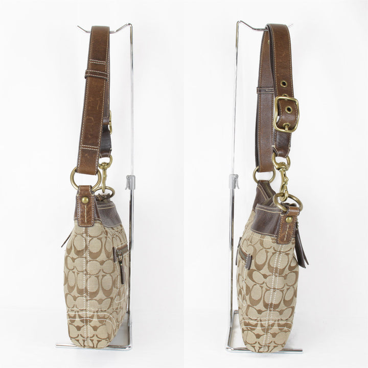 『USED』 
COACH コーチ 
 10402 ショルダーバッグ 
キャンバス ベージュ