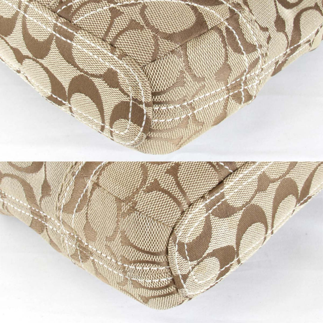 『USED』 
COACH コーチ 
 10402 ショルダーバッグ 
キャンバス ベージュ