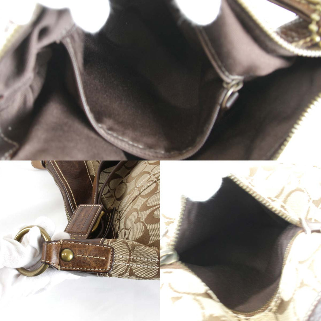 『USED』 
COACH コーチ 
 10402 ショルダーバッグ 
キャンバス ベージュ