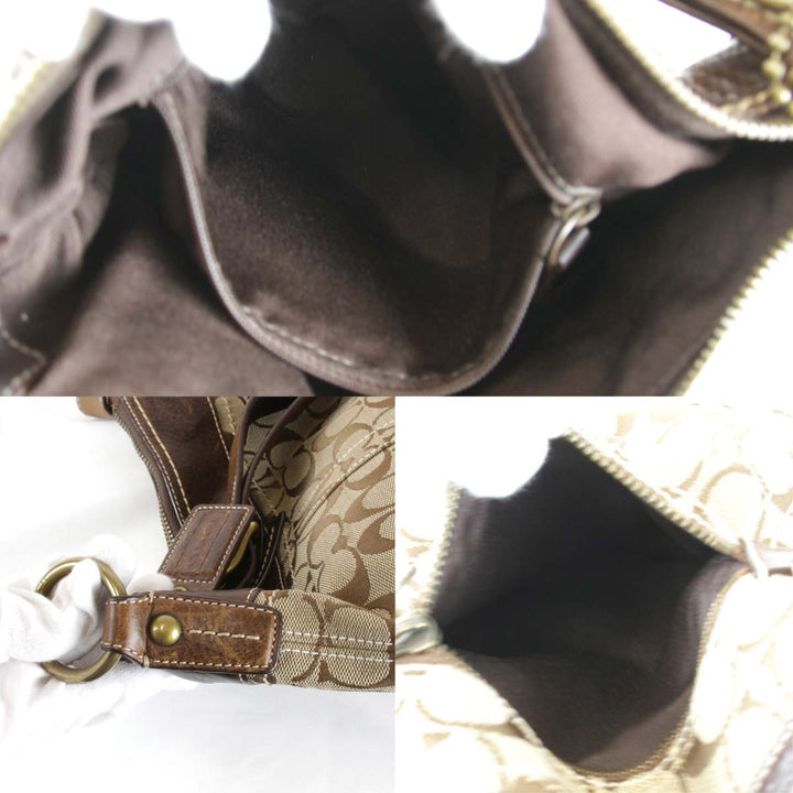 『USED』 
COACH コーチ 
 10402 ショルダーバッグ 
キャンバス ベージュ