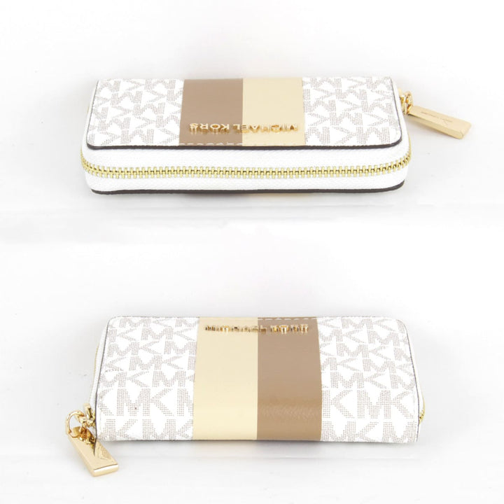 美品『USED』 
Michael Kors マイケルコース 
 カードケース 
PVCコーティングキャンバス ホワイト